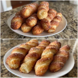 Citrus Ricotta Doughnut Twists