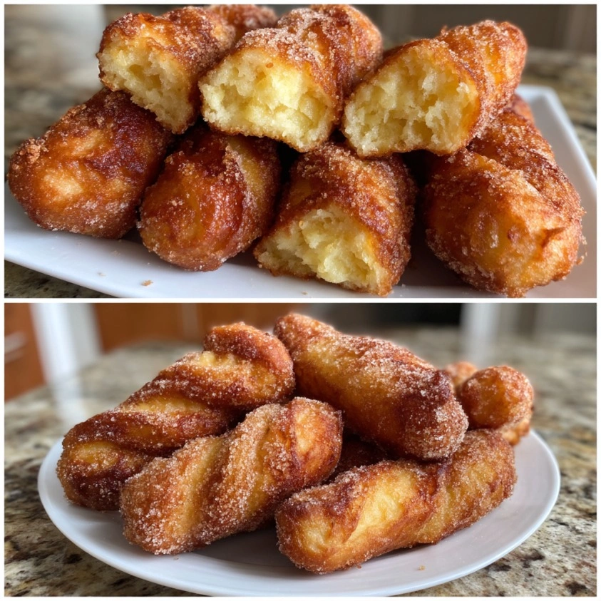 Citrus Ricotta Doughnut Twists