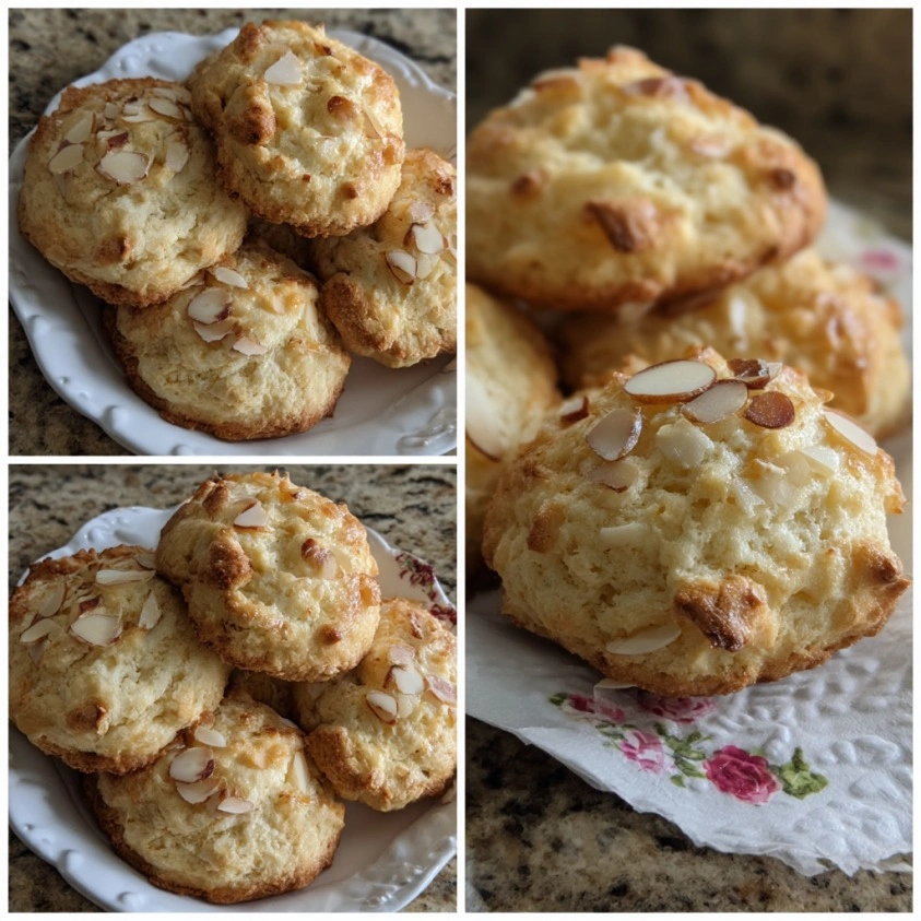 Almond-Honey Ricotta Coffee Biscuits