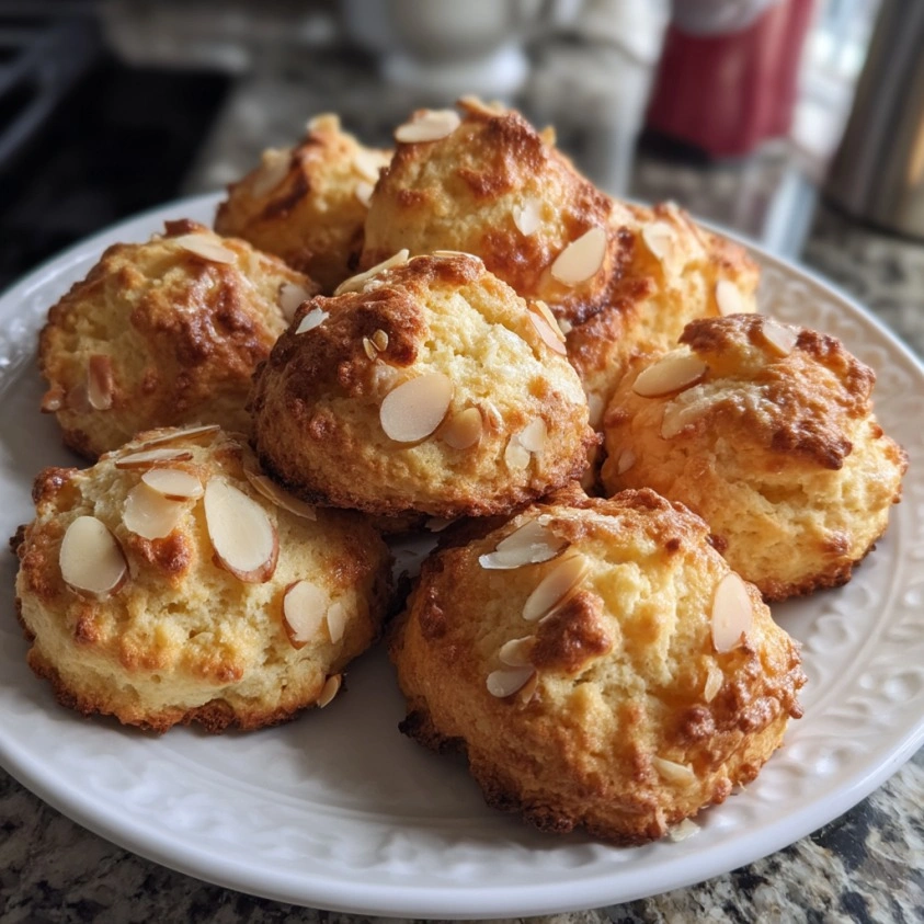 Almond-Honey Ricotta Coffee Biscuits