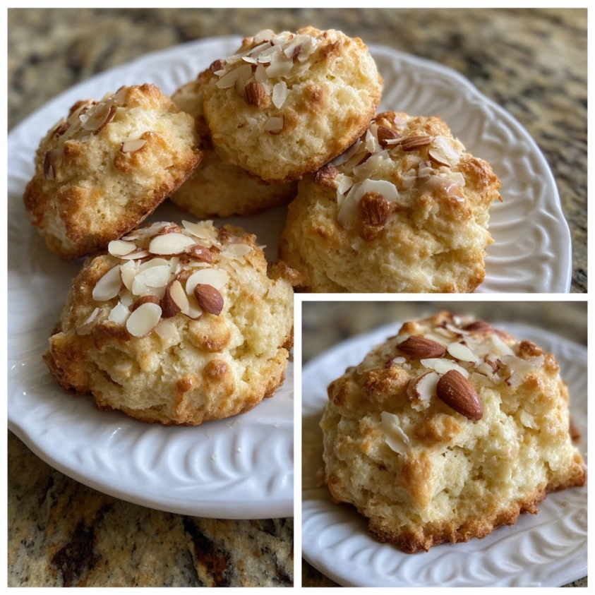 Almond-Honey Ricotta Coffee Biscuits