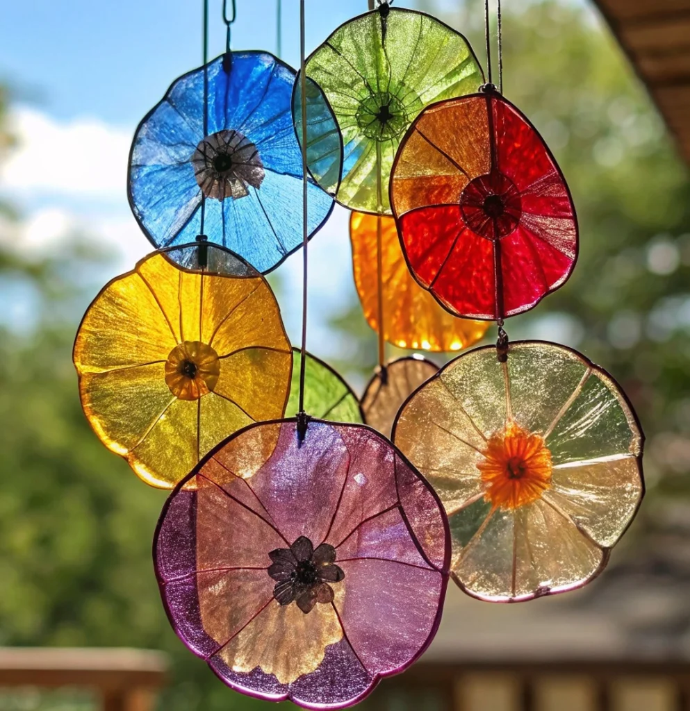 Bioplastic suncatchers