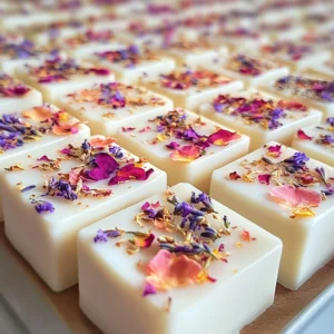 DIY floral wax melts