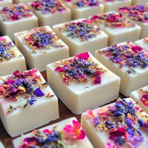 DIY floral wax melts