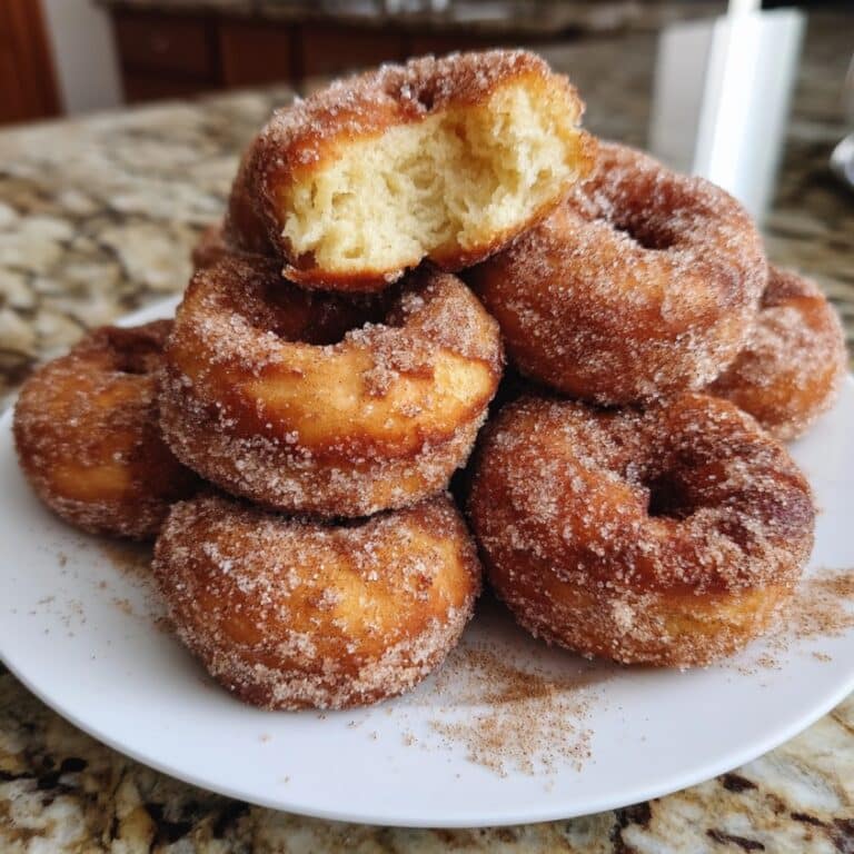 Buttery Soft Cinnamon-Sugar Ricotta Donuts