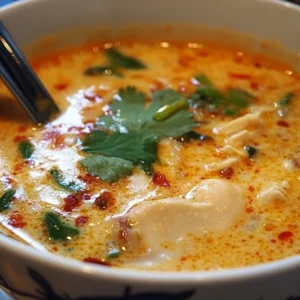Thai Coconut Chicken Soup