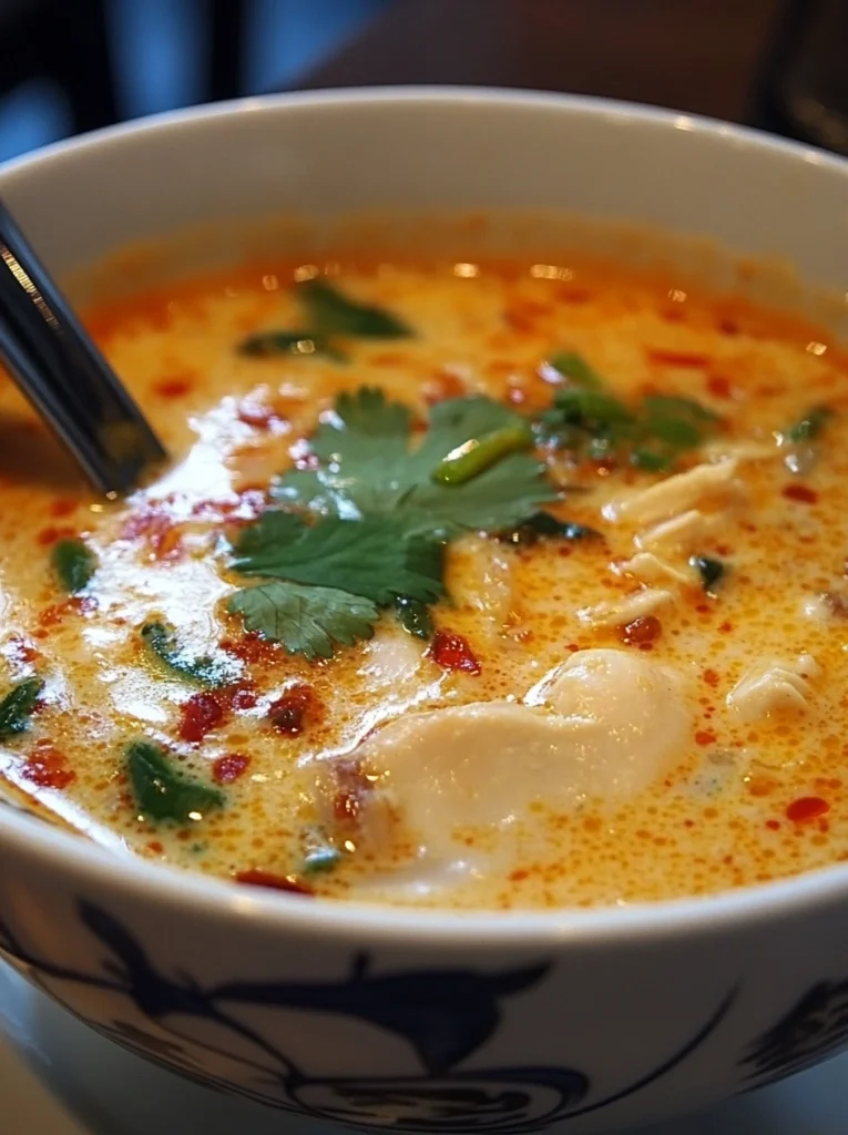 Thai Coconut Chicken Soup