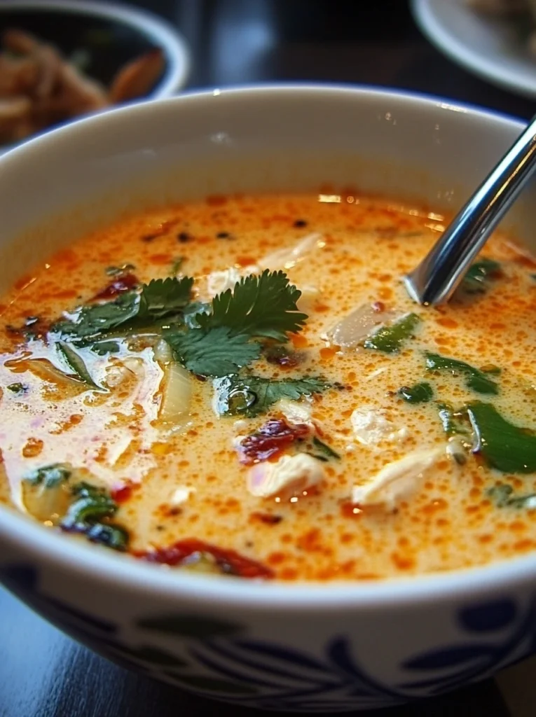 Thai Coconut Chicken Soup