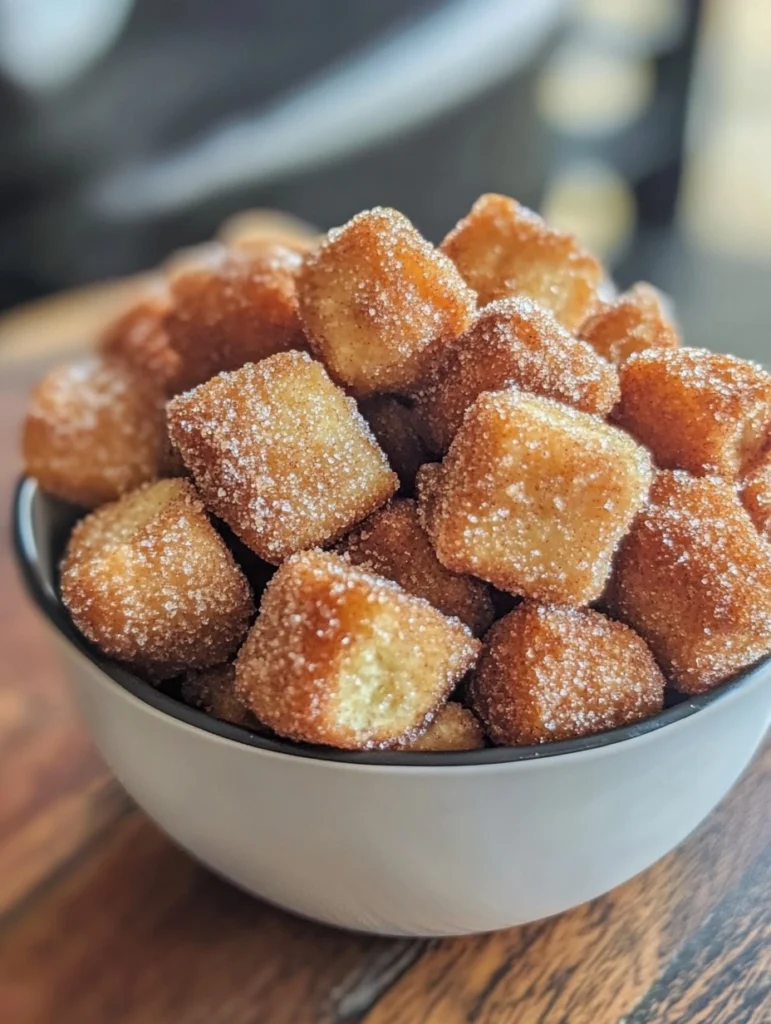 Cinnamon Sugar Sourdough Churro Bites Recipe