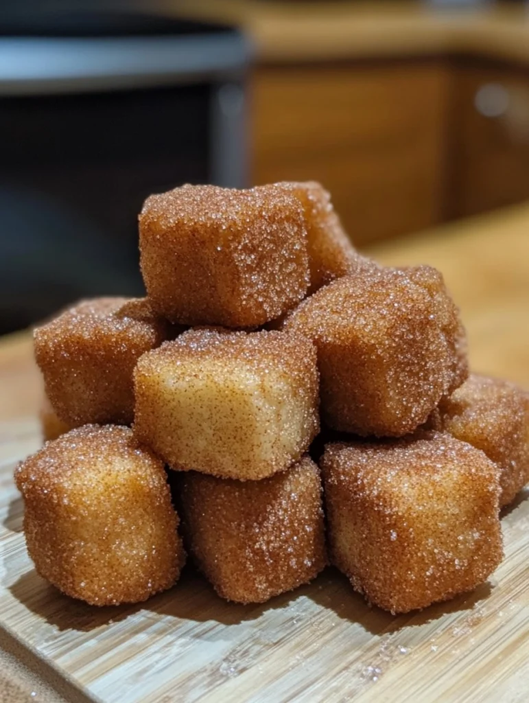 Cinnamon Sugar Sourdough Churro Bites Recipe