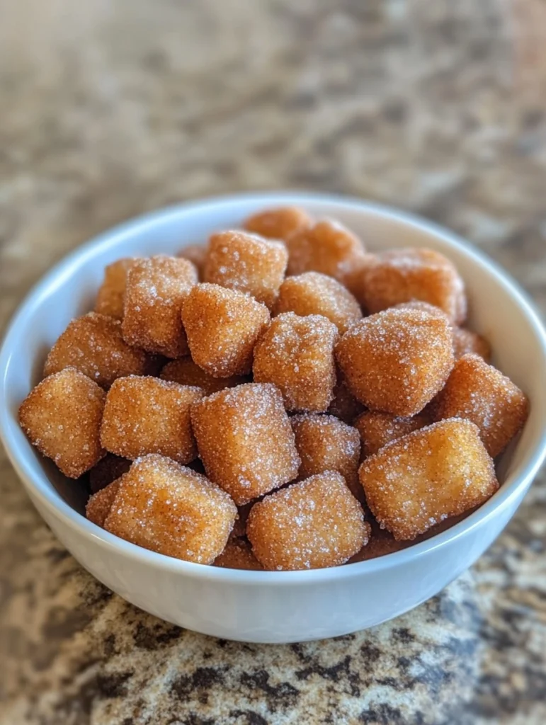 Cinnamon Sugar Sourdough Churro Bites Recipe