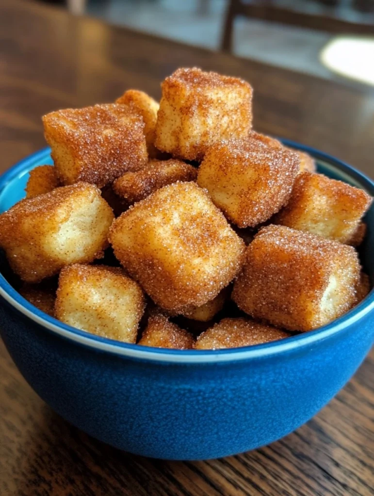Cinnamon Sugar Sourdough Churro Bites Recipe