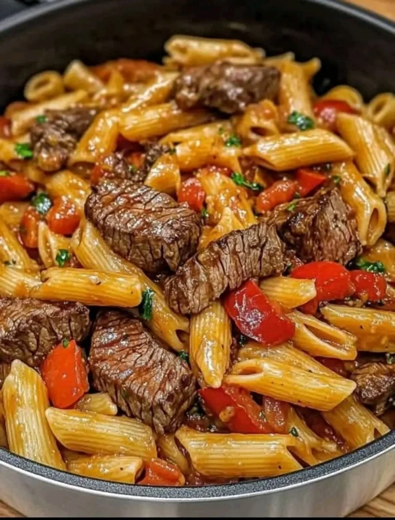 One-Pot Zesty Steak Pasta