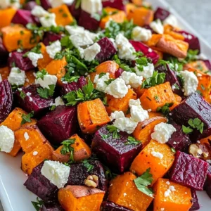 Roasted Beet and Sweet Potato Salad
