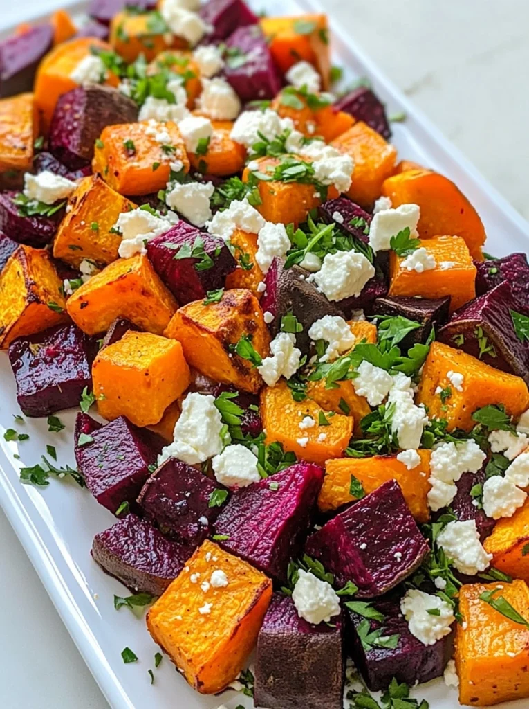 Roasted Beet and Sweet Potato Salad