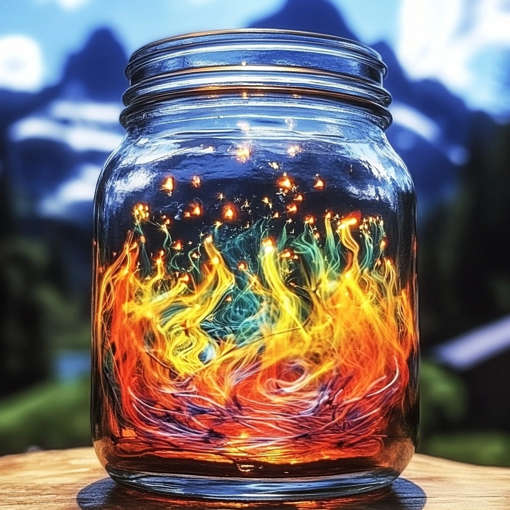 Fireworks in a Jar Experiment