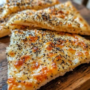 Sourdough Discard Everything Bagel Flatbread
