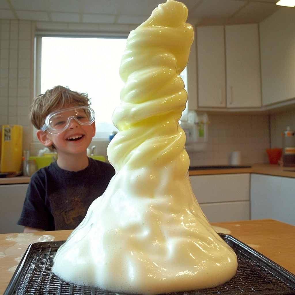 Elephant Toothpaste Science Experiment