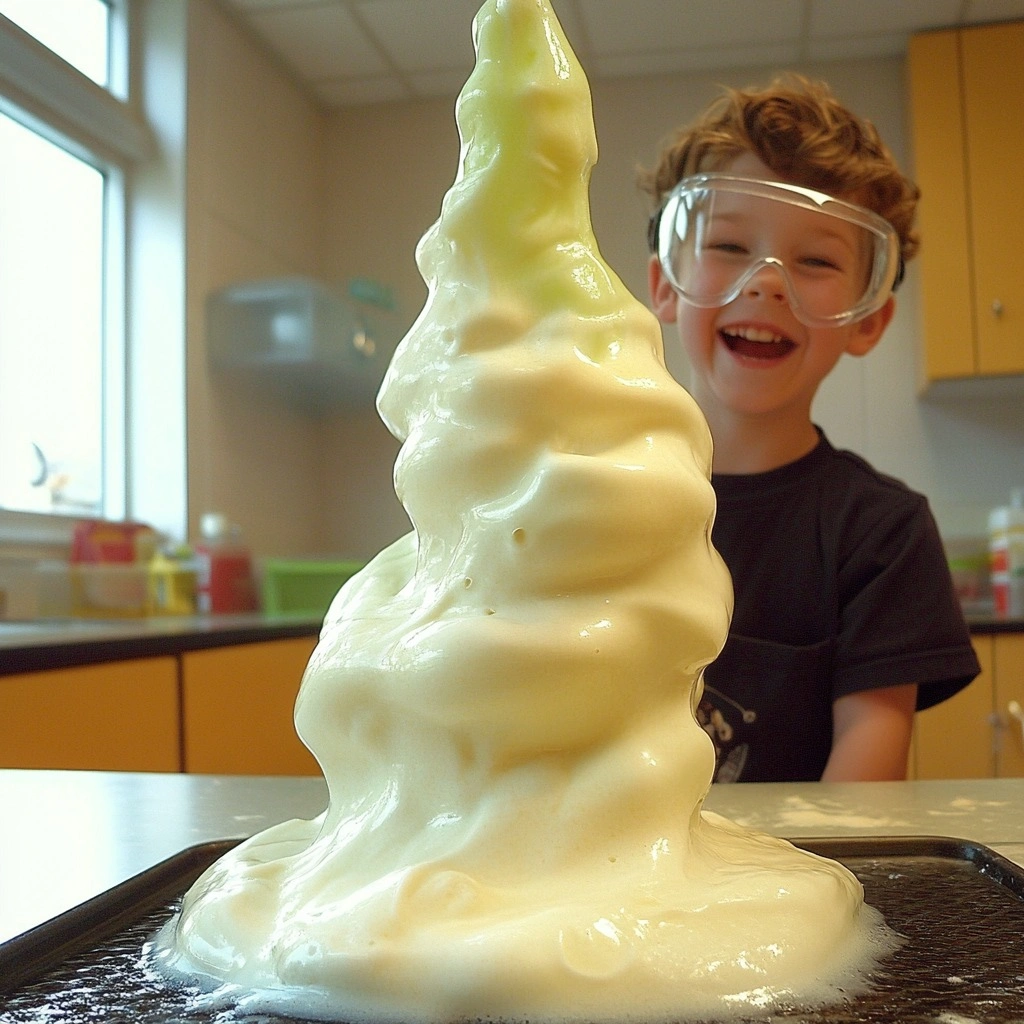 Elephant Toothpaste Science Experiment
