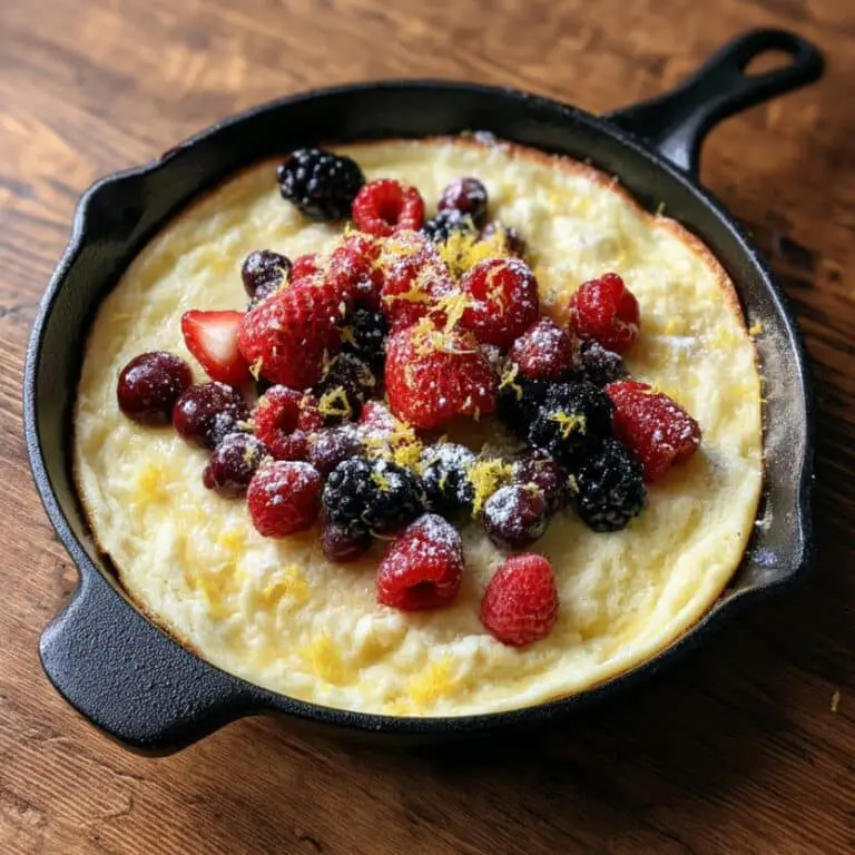 Rapid Lemon Ricotta Pancake Skillet for Brunch Crowds