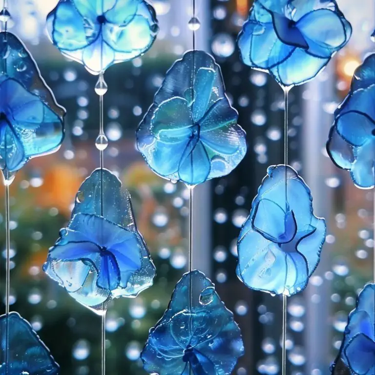 DIY Blue Crayon Suncatchers: Brighten Your Windows with a Splash of Color!