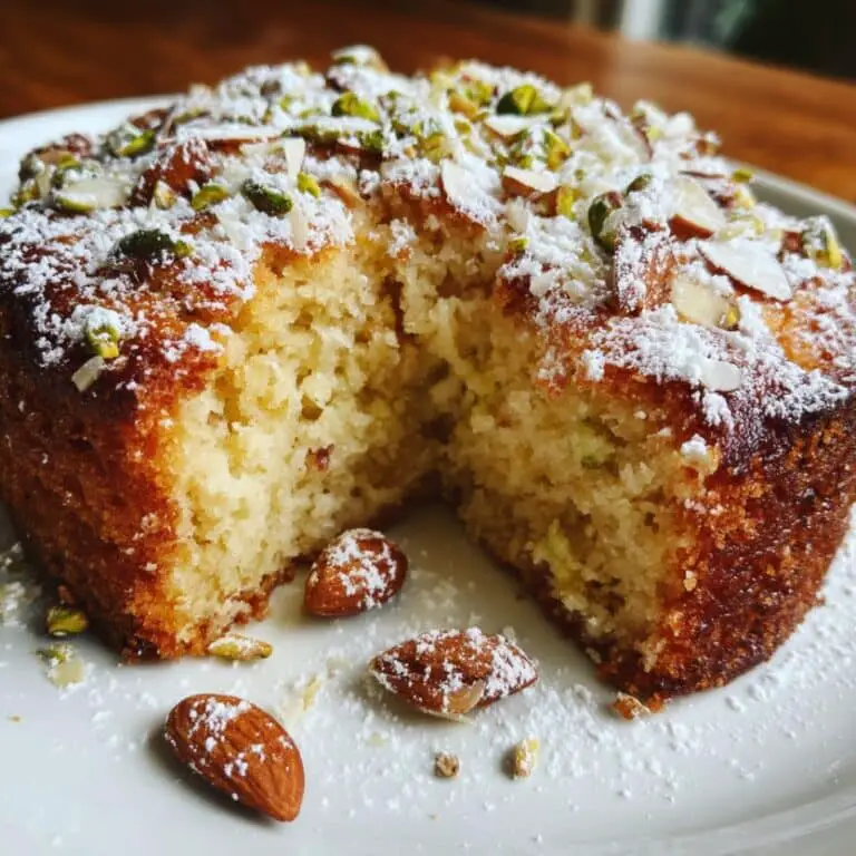 Fuss-Free Pistachio-Almond Ricotta Breakfast Cake