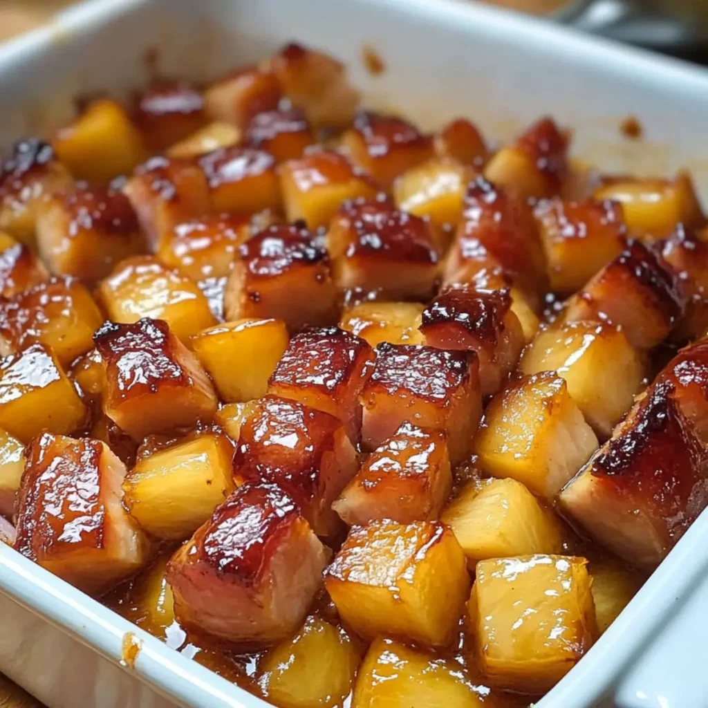 Brown Sugar Pineapple Ham Bake
