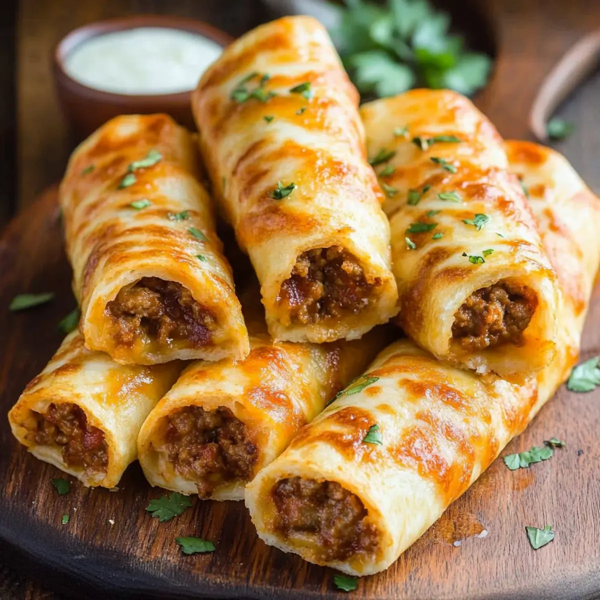 Cheesy Taco Breadsticks
