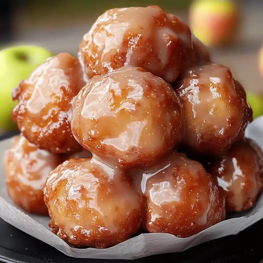 Cinnamon Glazed Apple Fritter