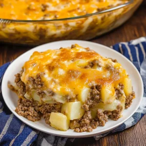 Ground Beef Potato Casserole