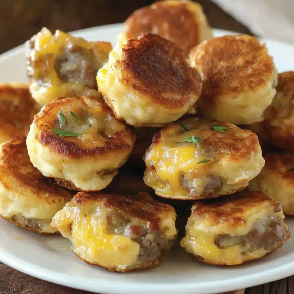 Pancake and Sausage Bites
