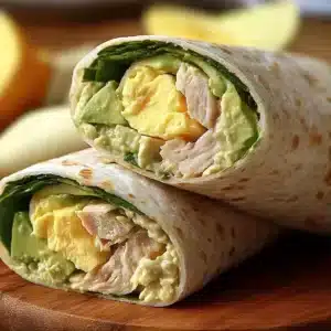 Tuna Avocado Egg Wrap