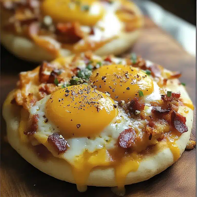 English Muffin Breakfast Pizza