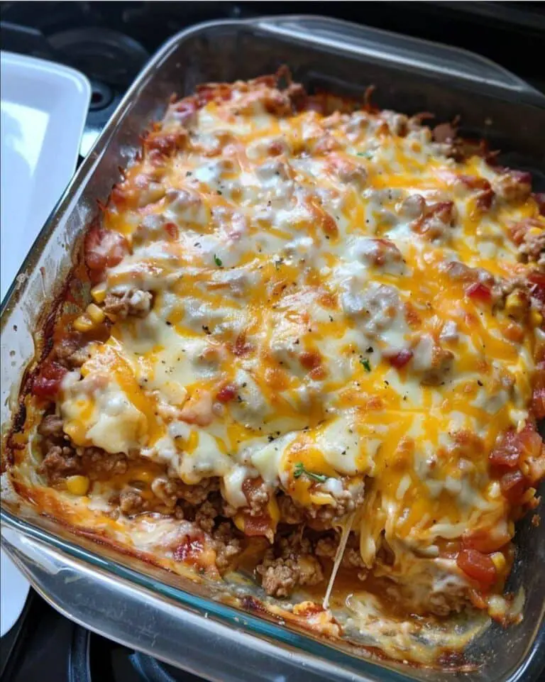 Ground Beef Casserole – The Ultimate Comfort Food for Busy Nights 🍲🧀