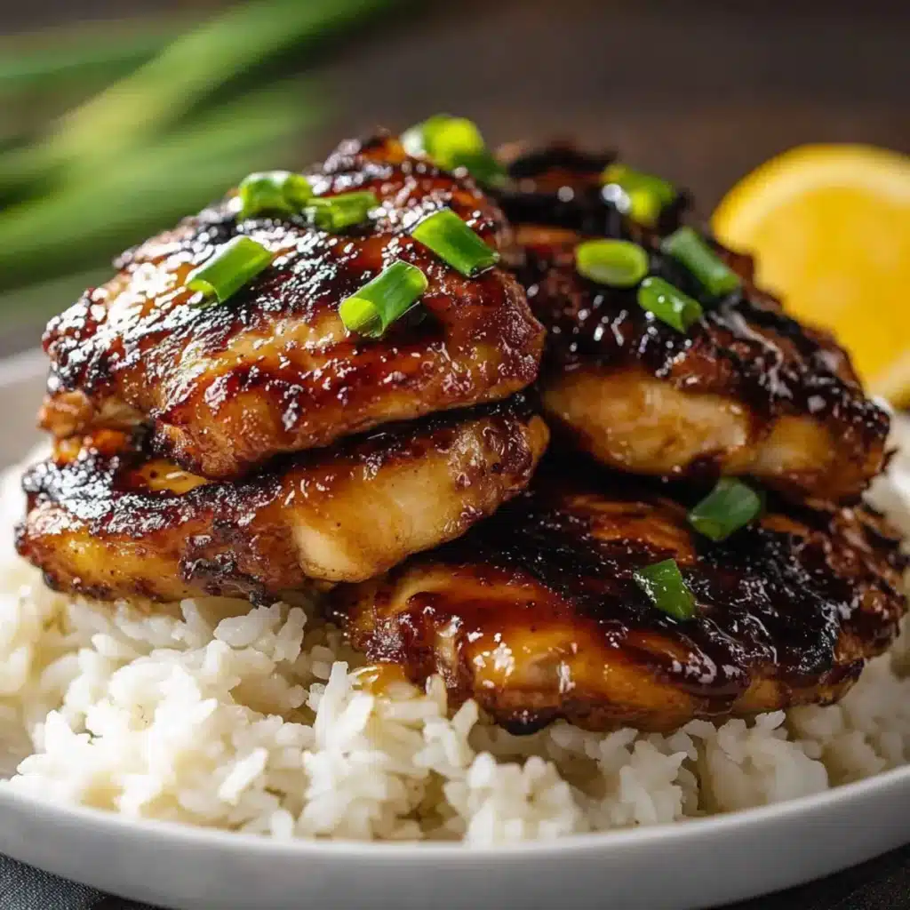 Hawaiian Huli Huli Chicken Stack
