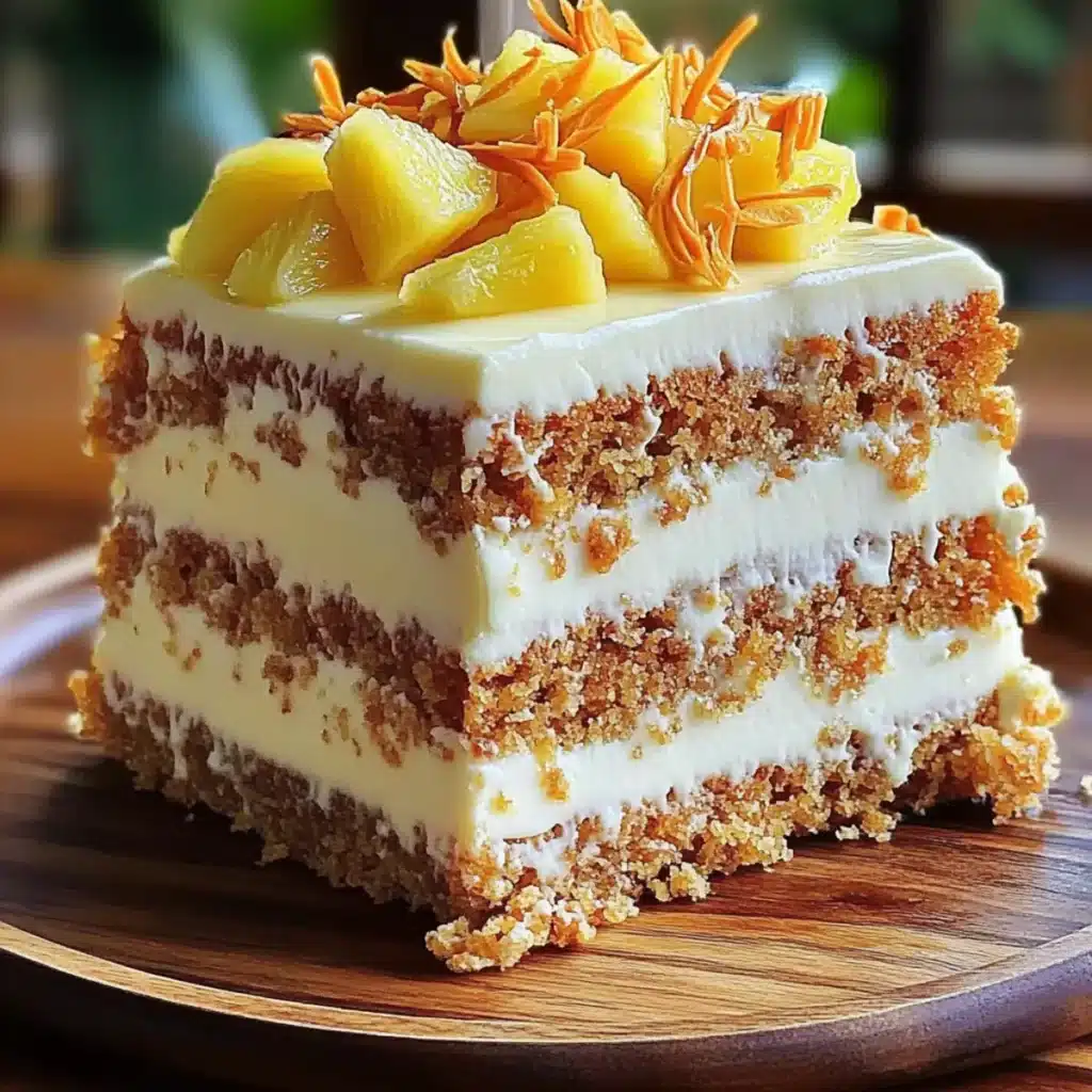 Hawaiian Carrot Pineapple Cake