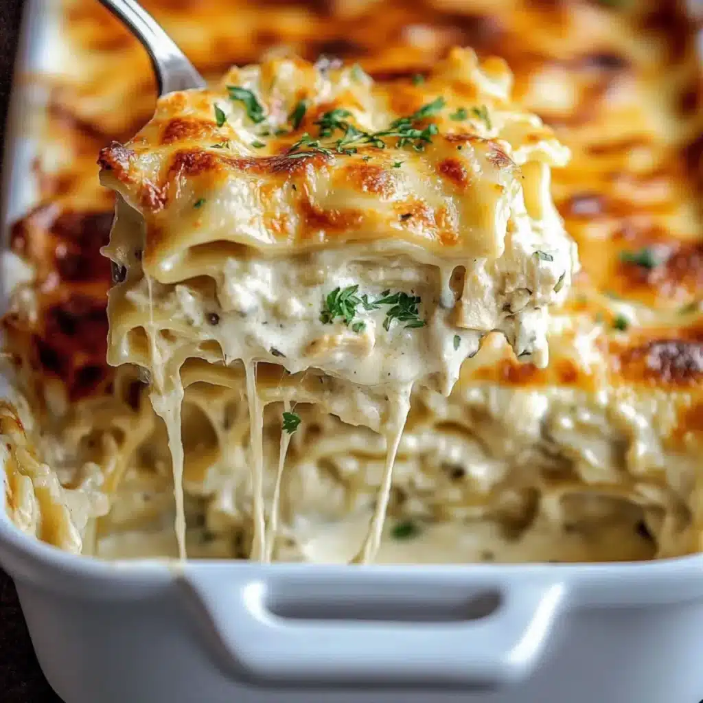 Blackened Chicken Alfredo Lasagna