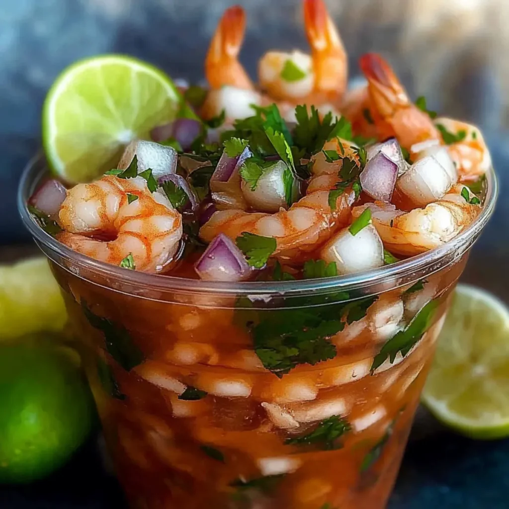 Mexican Shrimp Cocktail Zesty Style