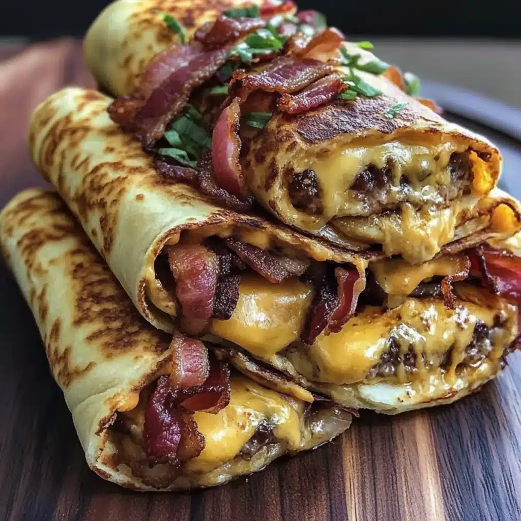 Garlic Butter Bacon Cheeseburger