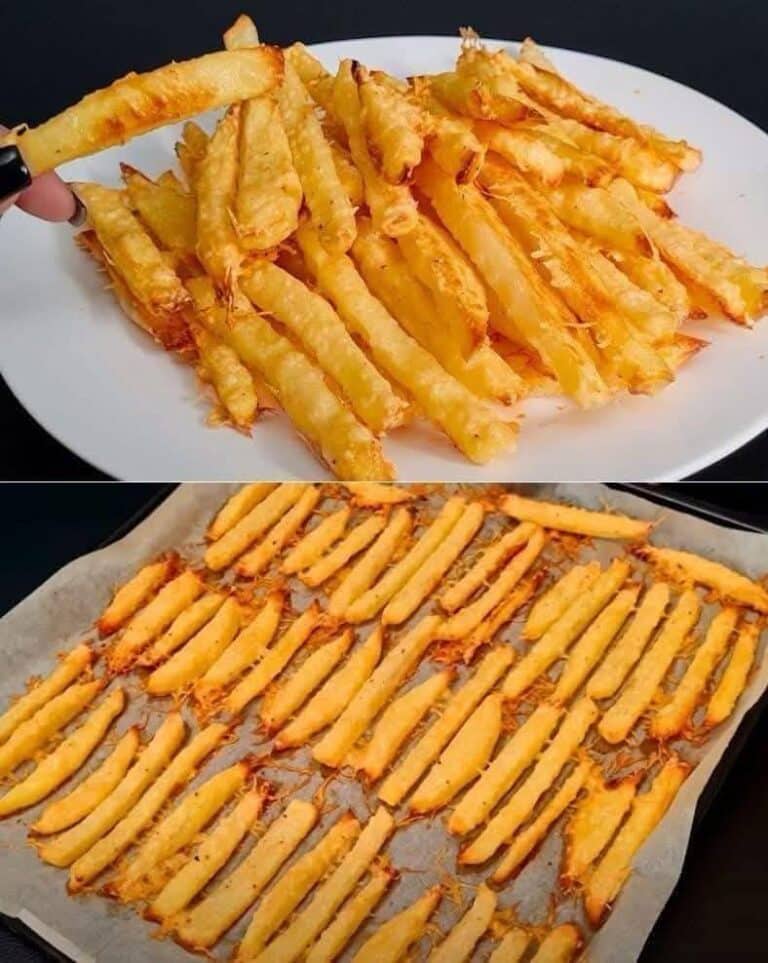 Crispy Baked Parmesan Potato Fries: A Guilt-Free Delight