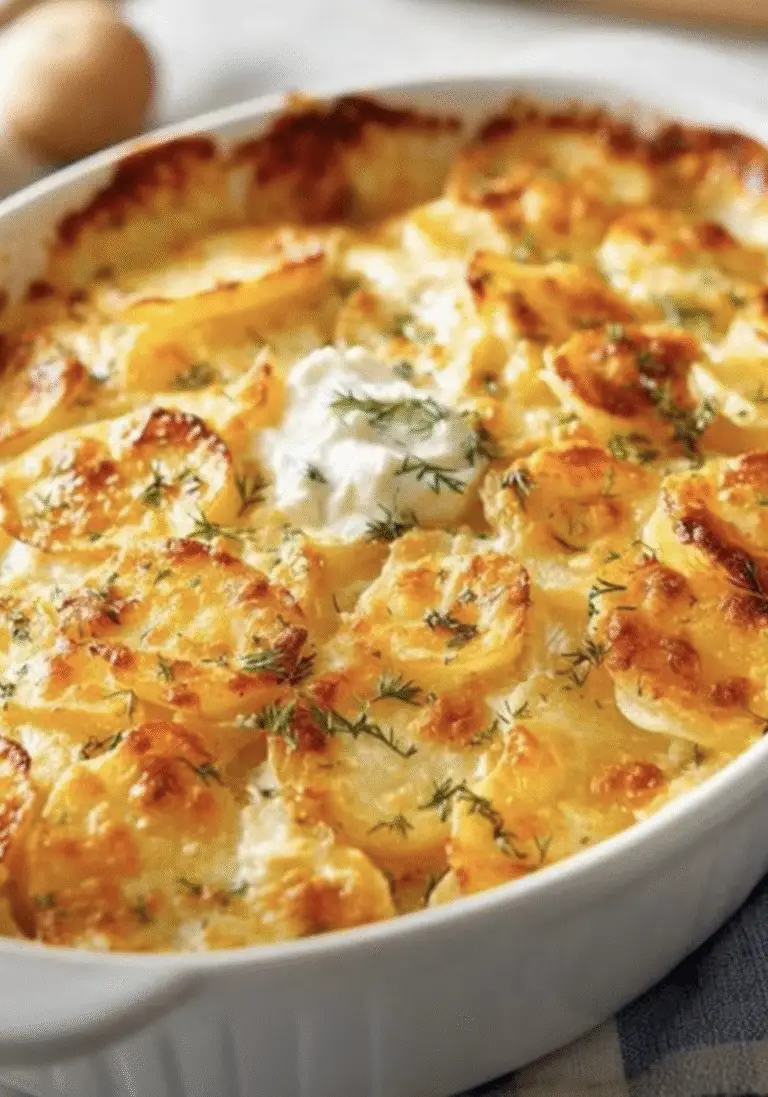 3-Ingredient Holiday Ranch Potato Casserole (Creamy, Cozy & Crowd-Winning!)