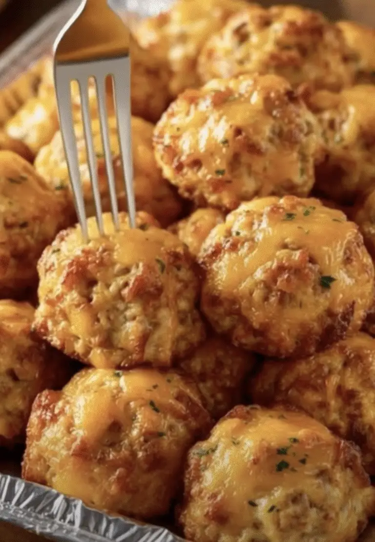Rotel Cream Cheese Sausage Balls (Savory, Cheesy & Crowd-Winning!)