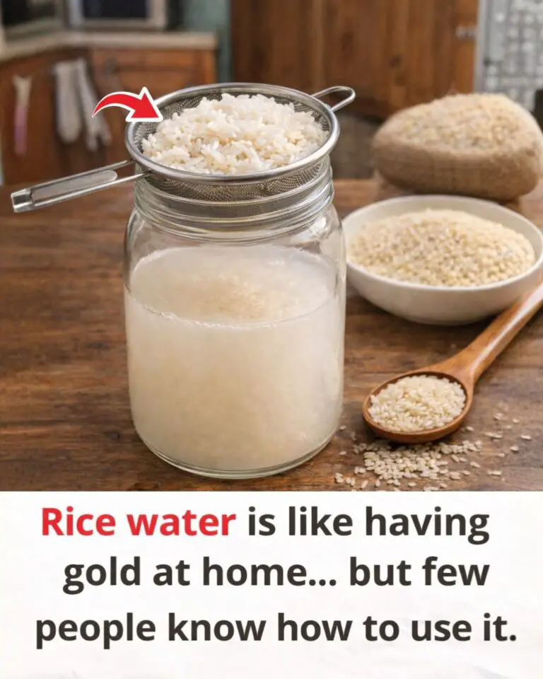 🌾 Rice Water: The Everyday Kitchen Secret for Healthier Skin and Hair You Might Be Pouring Away