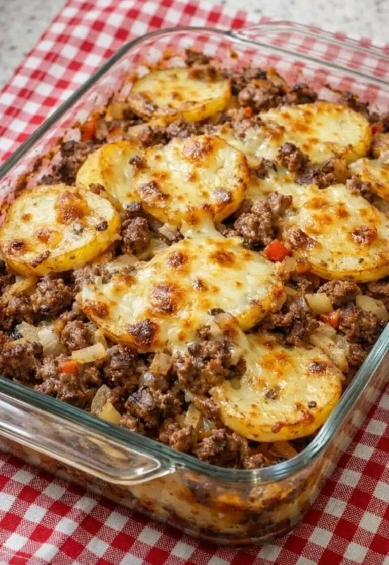 Cheesy Hamburger Potato Casserole – Ultimate Comfort Food Bake