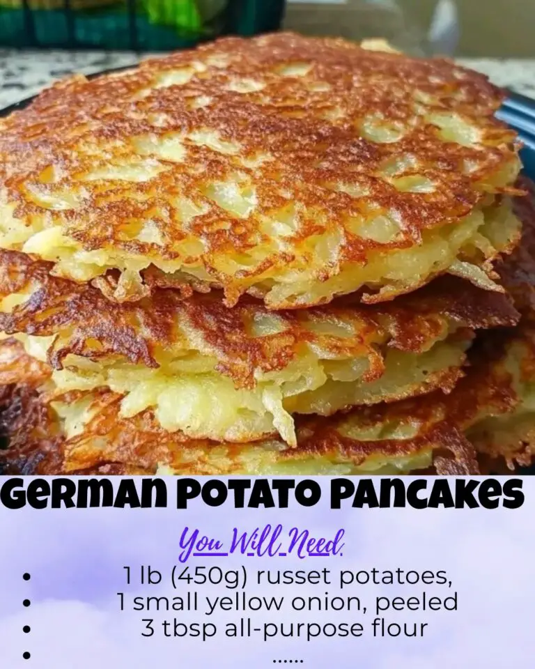 German Potato Pancakes (Kartoffelpuffer) – Crispy, Golden, and Irresistible