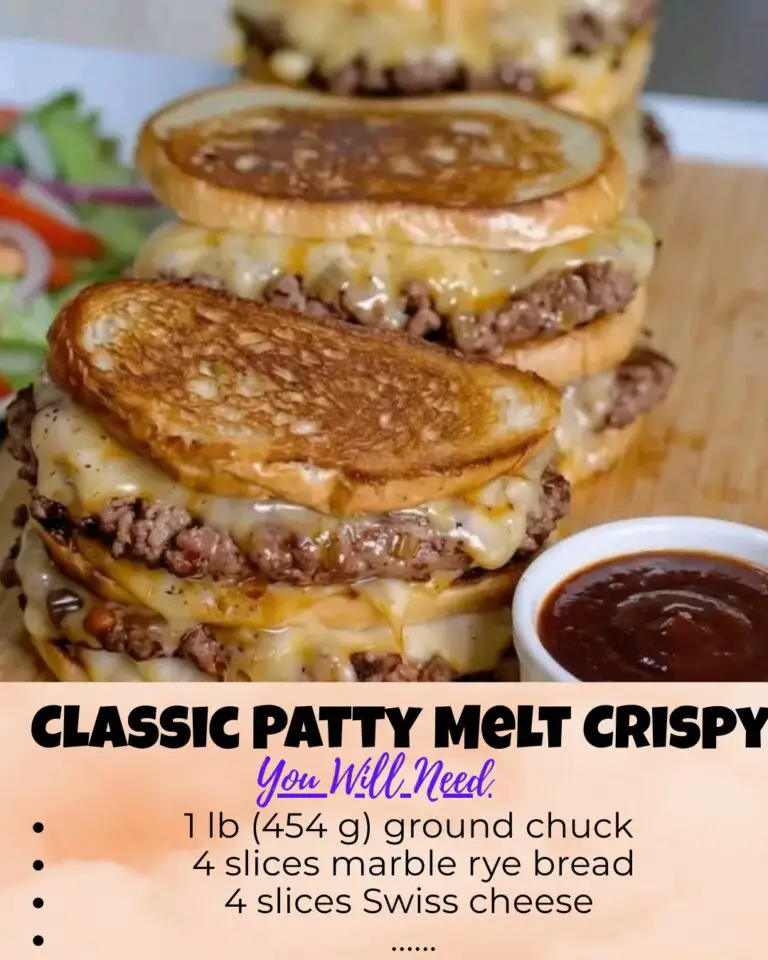 Classic Patty Melt – Crispy, Melty, Irresistible Comfort