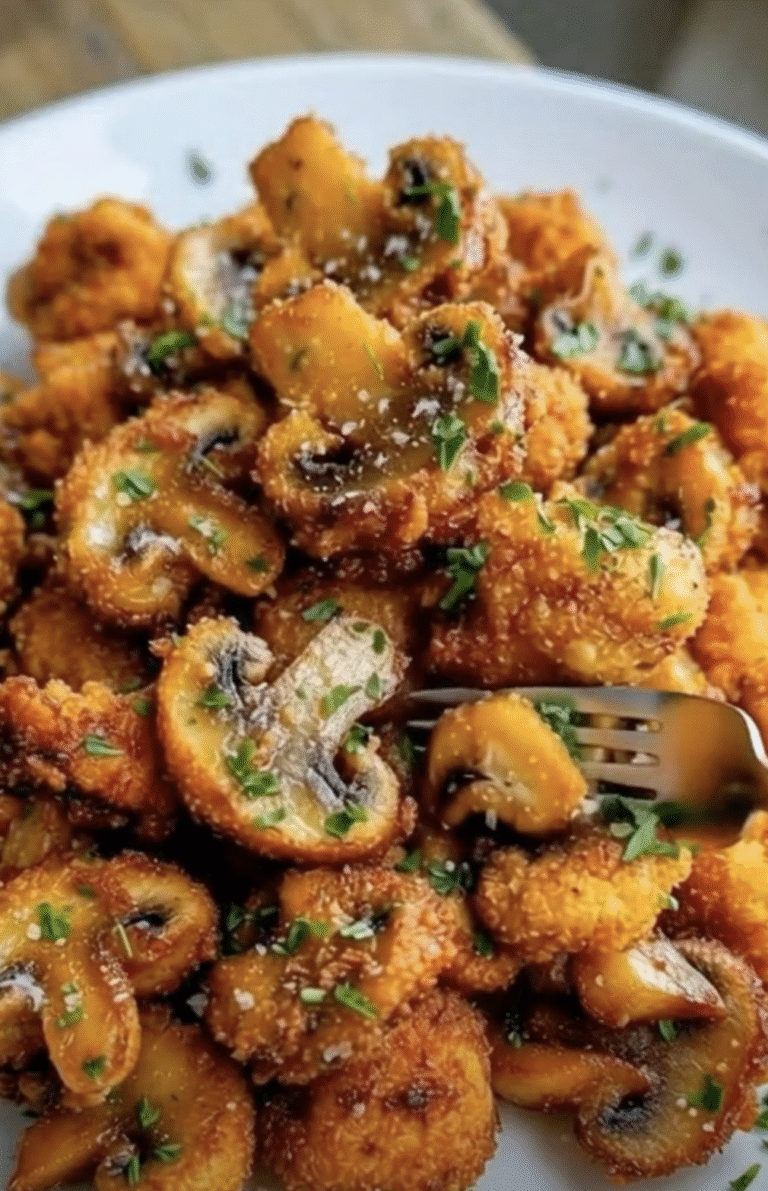 Crispy Fried Mushrooms That Are Golden, Crunchy, and Irresistible