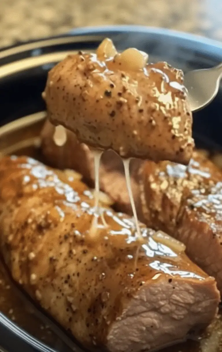 Slow Cooker Maple Dijon Pork Tenderloin – Sweet, Tangy & Melt-in-Your-Mouth