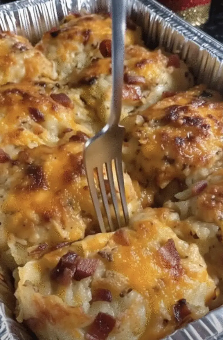Cheesy Bacon Potato Casserole