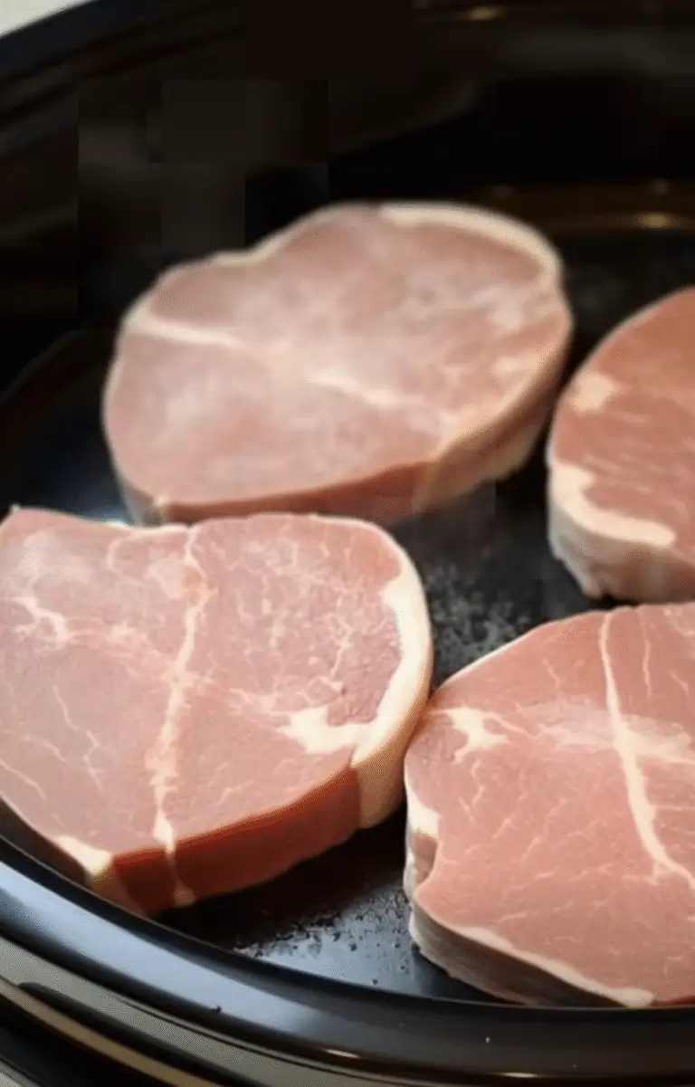 Slow Cooker 3-Ingredient Ranch Pork Chops